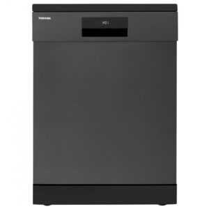 Masina de spalat vase Toshiba DW-15F3BS, 15 seturi, 8 programe, Display Touch control, AquaStop, Pre-wash 14 min, Negru, Clasa C Masina de spalat vase Toshiba DW-15F3BS, 15 seturi, 8 programe, Display Touch control, AquaStop, Pre-wash 14 min, Negru, Clasa C