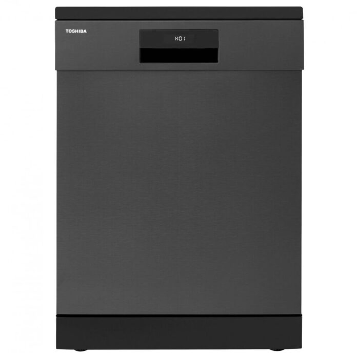 Masina de spalat vase Toshiba DW-15F3BS, 15 seturi, 8 programe, Display Touch control, AquaStop, Pre-wash 14 min, Negru, Clasa C