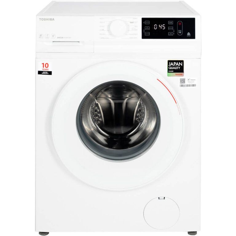Masina de spalat rufe Toshiba TW-BL100A4, 1400 RPM, 9 kg, Display LED, Spalare cu abur, Functie Wi-Fi, Clasa B, Alb