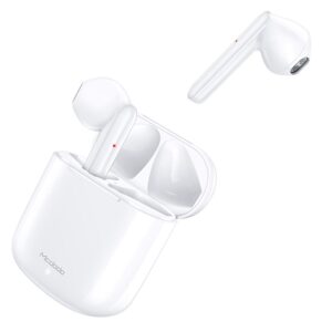 Casti True Wireless Mcdodo Teana Series, Bluetooth, Anularea zgomotului de fundal, Functii tactile inteligente, Alb Casti True Wireless Mcdodo Teana Series, Bluetooth, Anularea zgomotului de fundal, Functii tactile inteligente, Alb