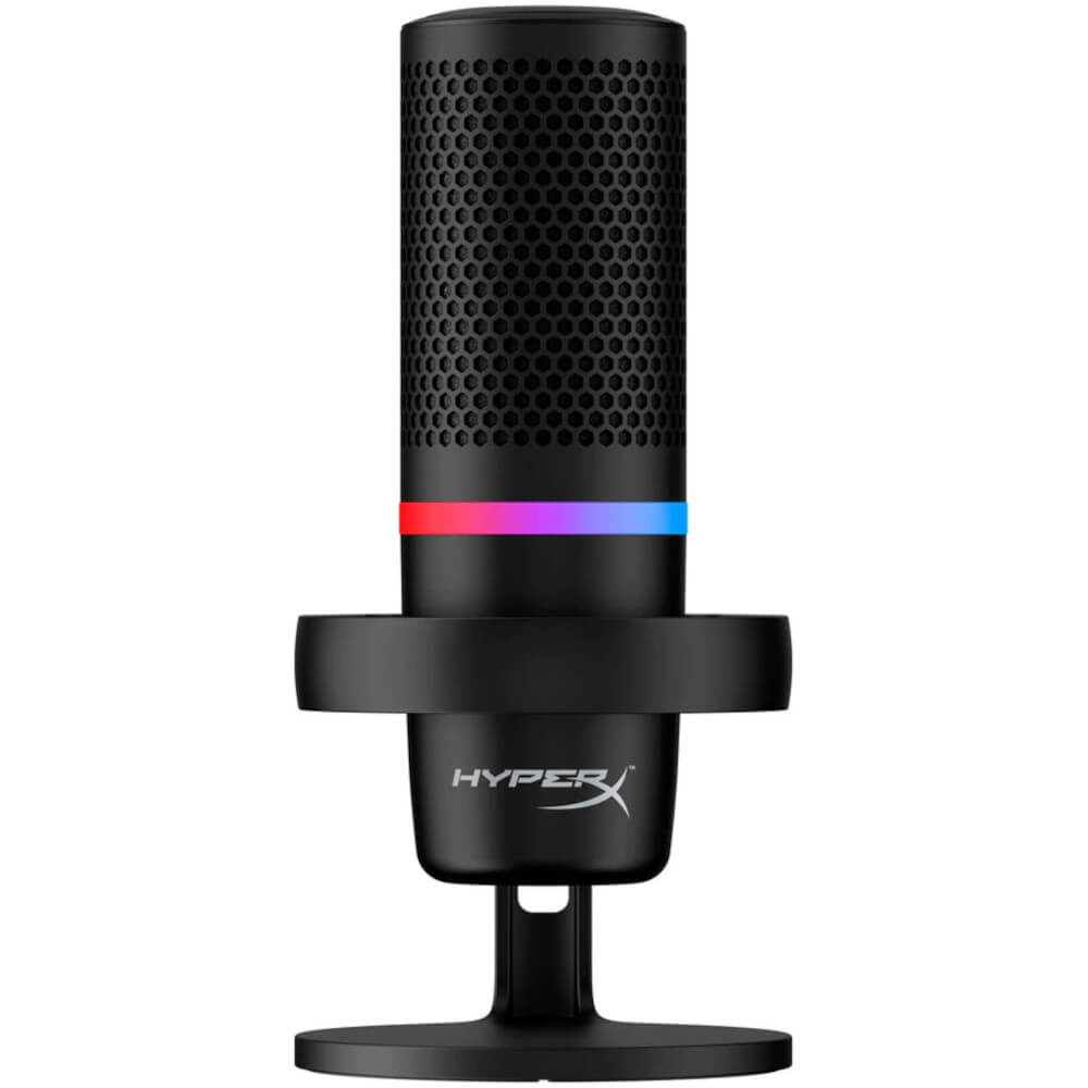 Microfon HyperX DuoCast, USB, Iluminare RGB, Negru Microfon HyperX DuoCast, USB, Iluminare RGB, Negru