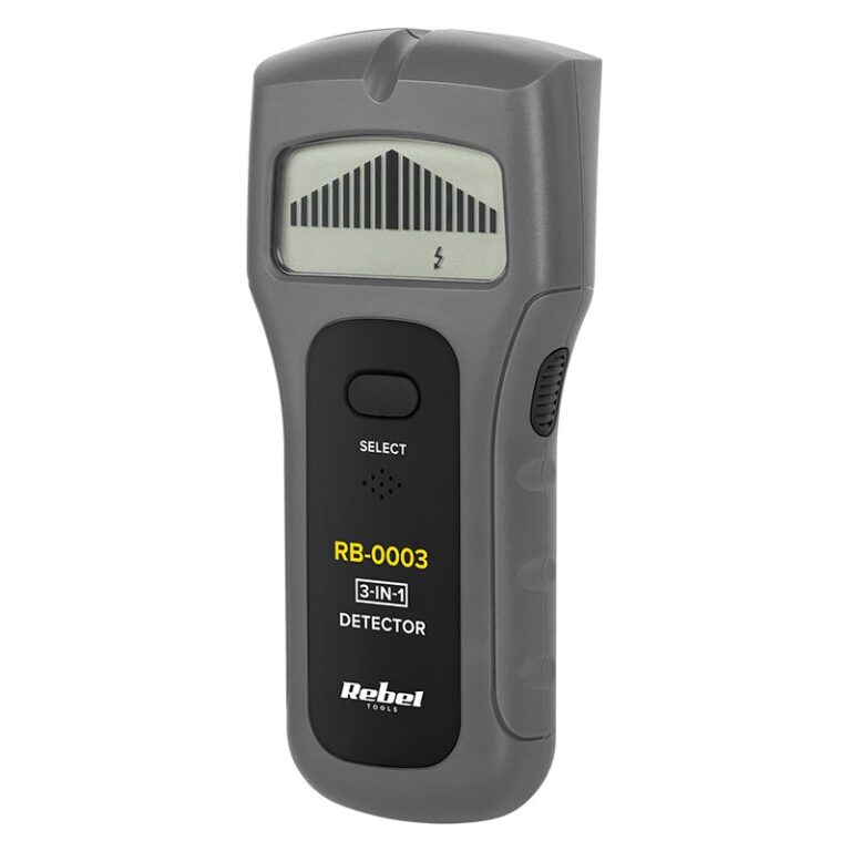 Detector metal, lemn, tensiune, 3 in 1, Rebel MIE-RB-0003