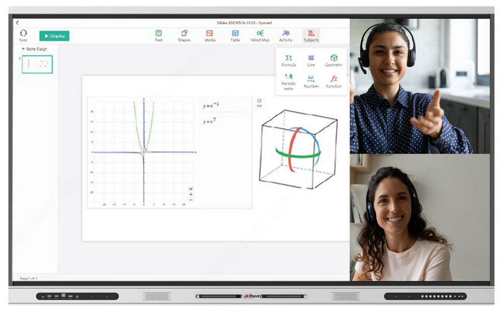 Tabla interactiva cu touchscreen Dahua LPH75-ST420 Whiteboard, 4K DLED, diagonala 75 inch (190.5cm), Wi-Fi, Bluetooth Tabla interactiva cu touchscreen Dahua LPH75-ST420 Whiteboard, 4K DLED, diagonala 75 inch (190.5cm), Wi-Fi, Bluetooth