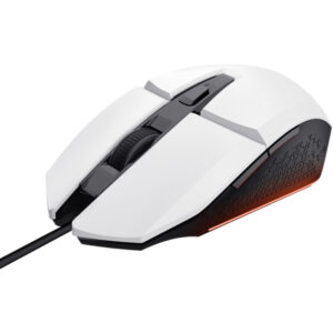 Mouse gaming Trust GXT 109W Felox, 6400 dpi, Iluminare LED, Alb Mouse gaming Trust GXT 109W Felox, 6400 dpi, Iluminare LED, Alb