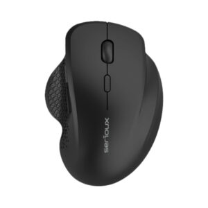 Mouse Serioux Glide 515, 1600 dpi, click silentios, ergonomic, Negru Mouse Serioux Glide 515, 1600 dpi, click silentios, ergonomic, Negru