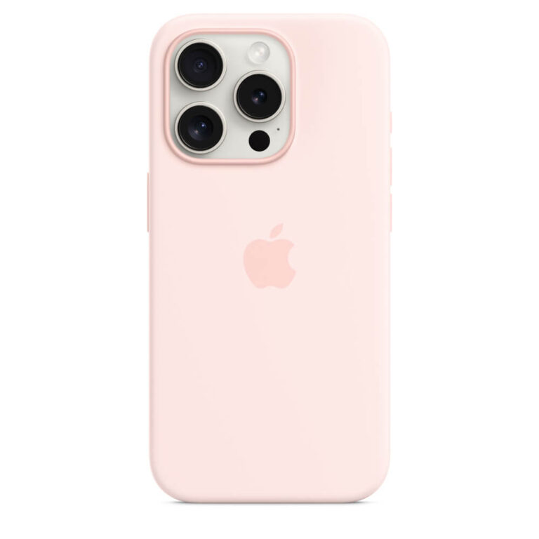 Husa de protectie Apple Silicone Case with MagSafe iPhone 15 Pro, Black