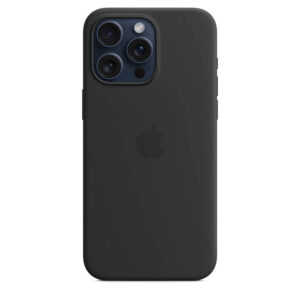 Husa de protectie Apple Silicone Case with MagSafe iPhone 15 Pro Max, Black Husa de protectie Apple Silicone Case with MagSafe iPhone 15 Pro Max, Black