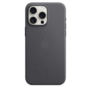 Husa de protectie Apple FineWoven Case cu MagSafe pentru iPhone 15 Pro Max, Black Husa de protectie Apple FineWoven Case cu MagSafe pentru iPhone 15 Pro Max, Black