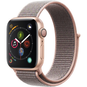 Apple Watch Series 4 GPS, 40mm Gold Aluminium Case, MU692WB/A Pink Sand Sport Loop Apple Watch Series 4 GPS, 40mm Gold Aluminium Case, MU692WB/A Pink Sand Sport Loop
