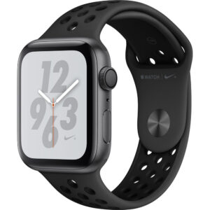 Apple Watch Nike+ Series 4 GPS, 44mm Space Grey Aluminium Case, Anthracite/Black Nike Sport Band Apple Watch Nike+ Series 4 GPS, 44mm Space Grey Aluminium Case, Anthracite/Black Nike Sport Band
