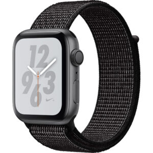 Apple Watch Nike+ Series 4 GPS, 44mm Space Grey Aluminium Case, Black Nike Sport Loop Apple Watch Nike+ Series 4 GPS, 44mm Space Grey Aluminium Case, Black Nike Sport Loop