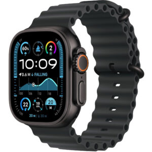 Apple Watch Ultra 2, GPS, Cellular, 49 mm, Carcasa Black Titanium, Black Ocean Band Apple Watch Ultra 2, GPS, Cellular, 49 mm, Carcasa Black Titanium, Black Ocean Band