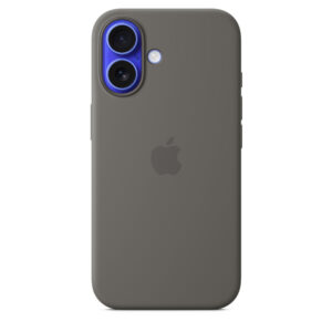 Husa de protectie Apple Silicone Case pentru iPhone 16, MagSafe, Stone Gray Husa de protectie Apple Silicone Case pentru iPhone 16, MagSafe, Stone Gray
