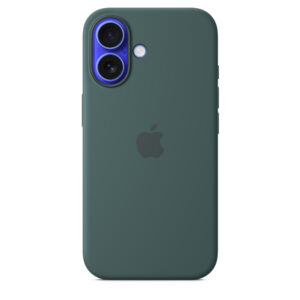 Husa de protectie Apple Silicone Case pentru iPhone 16, MagSafe, Lake Green Husa de protectie Apple Silicone Case pentru iPhone 16, MagSafe, Lake Green