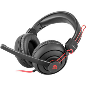 Casti Gaming cu microfon Natec Genesis H70, Rosu/Negru Casti Gaming cu microfon Natec Genesis H70, Rosu/Negru