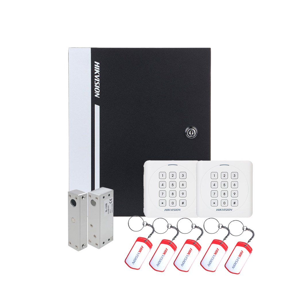 Sistem control acces Hikvision KIT-CA-1UUCCV2, cod, cartela, 13.56 KHz, o usa unidirectionala Sistem control acces Hikvision KIT-CA-1UUCCV2, cod, cartela, 13.56 KHz, o usa unidirectionala