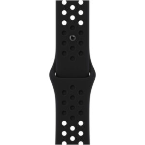 Curea pentru Apple Watch 45mm, Nike Sport Band, Negru Curea pentru Apple Watch 45mm, Nike Sport Band, Negru