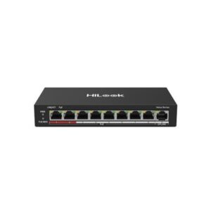 Switch PoE cu 8 porturi HikVision HiLook NS-0109P-60(B), 10/100 Mbps, 1.8 Gbps, 1.339 Mpps, MAC 2K, fara management Switch PoE cu 8 porturi HikVision HiLook NS-0109P-60(B), 10/100 Mbps, 1.8 Gbps, 1.339 Mpps, MAC 2K, fara management