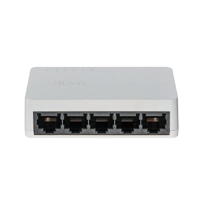 Switch cu 5 porturi HikVision HiLook NS-0505D, 10/100/1000 Mbps, 10 Gbps, 7.4 Mpps, MAC 2K, fara management