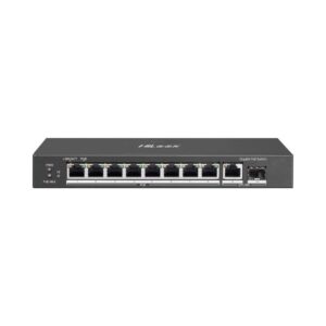 Switch PoE cu 8 porturi HikVision HiLook NS-0510P-58, 10/100/1000 Mbps, 20 Gbps, 14.88 Mpps, 1.5 Mbits, fara management Switch PoE cu 8 porturi HikVision HiLook NS-0510P-58, 10/100/1000 Mbps, 20 Gbps, 14.88 Mpps, 1.5 Mbits, fara management
