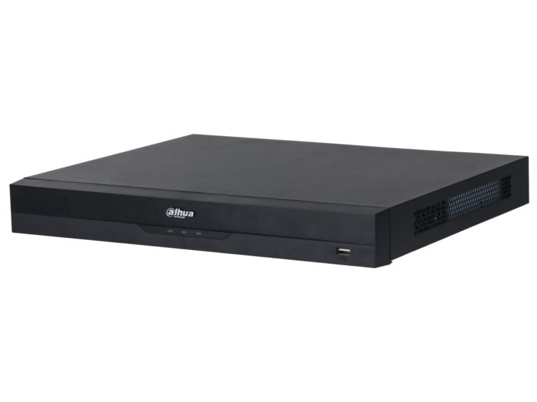 NVR WizSense, 16 canale, 32MP 8K, 384 Mbps, 2x SATA,16x PoE sau ePoE, Recunoastere faciala, ANPR, Dahua NVR5216-16P-EI
