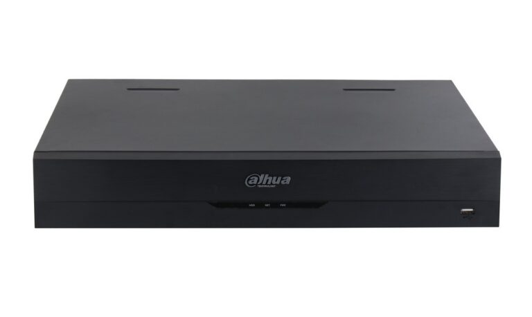 NVR 64 canale, WizSense, 1.5U, pana la 32MP, 384 Mbps latime de banda, SMD Plus, 4x SATA, Dahua NVR5464-EI