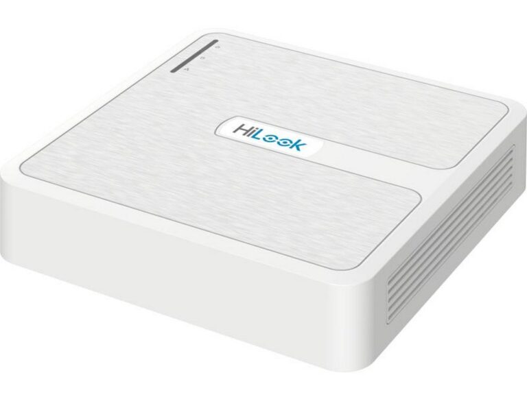 NVR 4 canale Hikvision HiLook NVR-104H-D/4P(D), pana la 6MP, 4x PoE, latime banda 60 Mbps, 1 port SATA