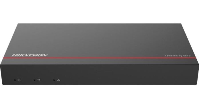 NVR 8 canale PoE, 4MP, latime de banda 60Mbps, SSD 1 TB incorporat, Hikvision DS-E08NI-Q1/8P