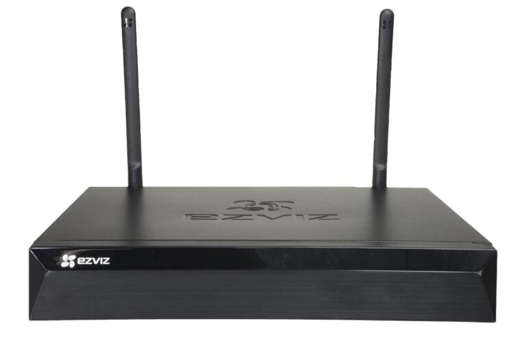 NVR wireless 4 canale Ezviz X5S, pana la 3K, 2.4GHz Wi-Fi, latime de banda 100Mbps, HDD 1TB integrat, CS-X5S(4W-1TB)
