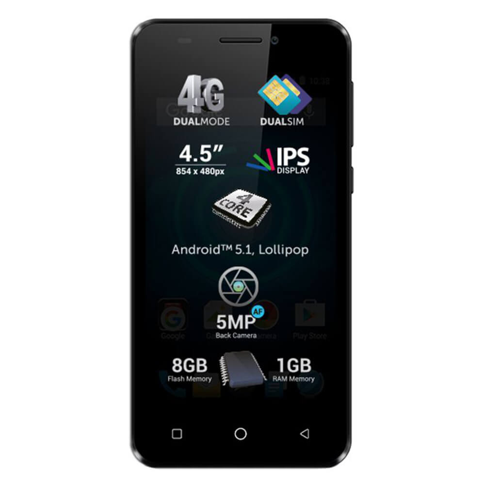Telefon mobil Allview P5 Pro, 8GB, Dual SIM, Negru Telefon mobil Allview P5 Pro, 8GB, Dual SIM, Negru