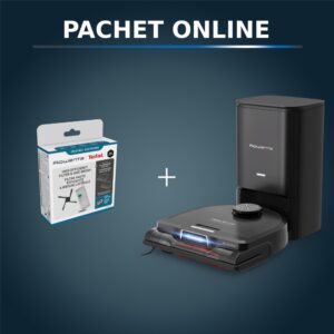 Pachet PROMO Aspirator robot Rowenta X-Plorer Serie 240 AI+ RR9695WH & Set filtru & perie laterala Rowenta ZR294002 Pachet PROMO Aspirator robot Rowenta X-Plorer Serie 240 AI+ RR9695WH & Set filtru & perie laterala Rowenta ZR294002