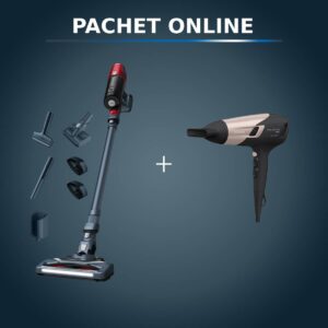 Pachet PROMO Aspirator vertical Rowenta X-Pert 6.60 Animal Care RH6878WO & Uscător de păr Rowenta Studio Dry Glow CV5831F0 Pachet PROMO Aspirator vertical Rowenta X-Pert 6.60 Animal Care RH6878WO & Uscător de păr Rowenta Studio Dry Glow CV5831F0