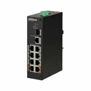 Switch Dahua PFS3110-8ET-96, PoE Industrial 8 x 10/100, 1 x SFP, 1x Gigabit Switch Dahua PFS3110-8ET-96, PoE Industrial 8 x 10/100, 1 x SFP, 1x Gigabit
