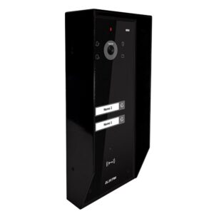 Post exterior videointerfon Electra VPH.02SC3.ELBTL, 2 familii, aparent, protectie ploaie, negru Post exterior videointerfon Electra VPH.02SC3.ELBTL, 2 familii, aparent, protectie ploaie, negru