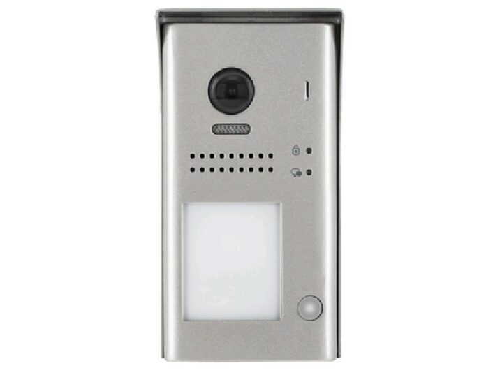 Post de exterior pentru videointerfon, 2 MP, lentila Fisheye, unghi vizual 170 grade, conexiune pe 2 fire, 1 apartament, DT607-ID-S1(v2)
