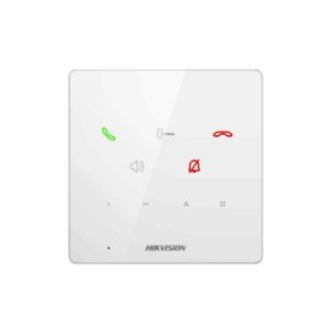 Post interfon interior IP Hikvision DS-KH6000-E1/WH, 9 butoane, touchscreen, PoE, alb Post interfon interior IP Hikvision DS-KH6000-E1/WH, 9 butoane, touchscreen, PoE, alb