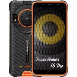 Telefon mobil Ulefone Power Armor 16 Pro, 64GB, 4GB, Dual SIM, Negru/Portocaliu Telefon mobil Ulefone Power Armor 16 Pro, 64GB, 4GB, Dual SIM, Negru/Portocaliu