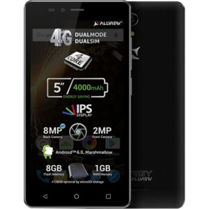 Telefon mobil Allview P6 Energy Lite, 8GB, Dual SIM, Negru Telefon mobil Allview P6 Energy Lite, 8GB, Dual SIM, Negru