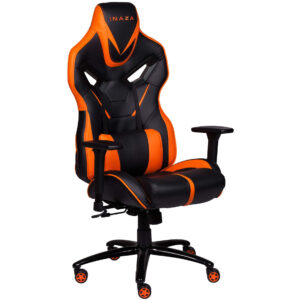 Scaun gaming Inaza Predator PR01-BO, Negru/Portocaliu Scaun gaming Inaza Predator PR01-BO, Negru/Portocaliu
