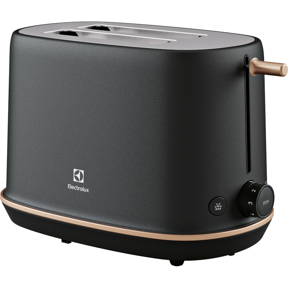 Prajitor de paine Electrolux E7T1-6BP, 980W, 2 Felii, 7 Setari temperatura, Negru Prajitor de paine Electrolux E7T1-6BP, 980W, 2 Felii, 7 Setari temperatura, Negru