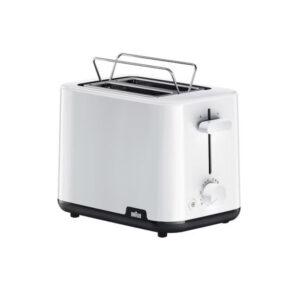 Prajitor paine Braun HT1010WH, 2 felii, 900W, Alb Prajitor paine Braun HT1010WH, 2 felii, 900W, Alb