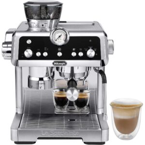 Espressor manual DeLonghi La Specialista Prestigio EC 9355.M, 1450 W, 2 L, 19 bar, Argintiu Espressor manual DeLonghi La Specialista Prestigio EC 9355.M, 1450 W, 2 L, 19 bar, Argintiu