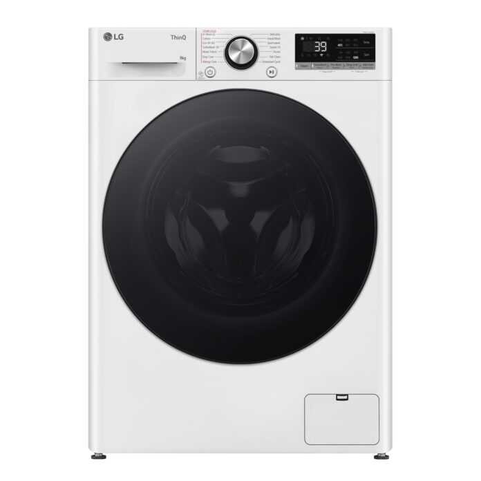 Masina de spalat rufe LG F2WR709S2W, Slim, 9kg, 1200 rpm, Clasa A, Motor Direct Drive, WiFi,TurboWash, Smart Diagnosis, Alb