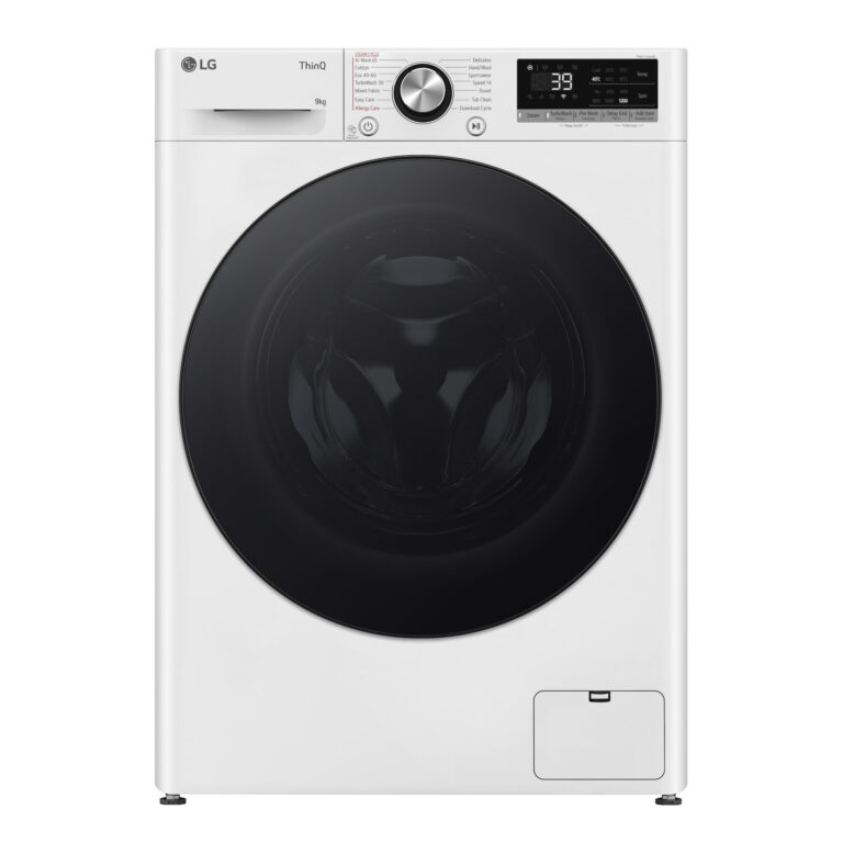 Masina de spalat rufe LG F2WR709S2W, Slim, 9kg, 1200 rpm, Clasa A, Motor Direct Drive, WiFi,TurboWash, Smart Diagnosis, Alb