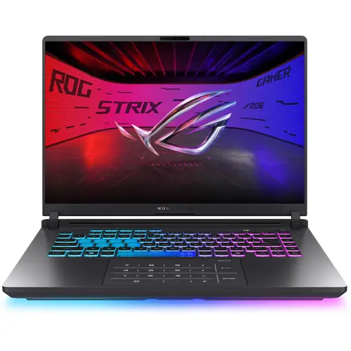 Laptop Gaming ASUS ROG Strix G16 G615LR (Procesor Intel® Core™ Ultra 9 275HX (36M Cache, up to 5.40 GHz), 16inch 2.5K 240Hz, 32GB, 2TB SSD, NVIDIA GeForce RTX 5070 Ti @12GB, Negru/Verde)