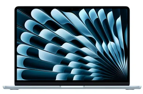 Laptop Apple MacBook Air 15 (Procesor Apple M4 (10-core CPU), 15.3inch Liquid Retina, 16GB, 256GB SSD, Apple M4 10-core GPU, Mac OS, Layout INT, Manual RO, Albastru)