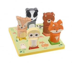 Puzzle 3D cu animale, Orange Tree Toys Puzzle 3D cu animale, Orange Tree Toys