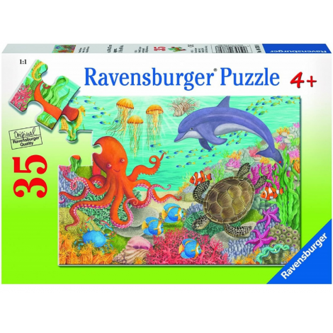 PUZZLE ANIMALE DIN OCEAN, 35 PIESE