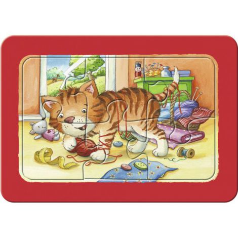Puzzle Animalute Copii, 3X6 Piese Puzzle Animalute Copii, 3X6 Piese