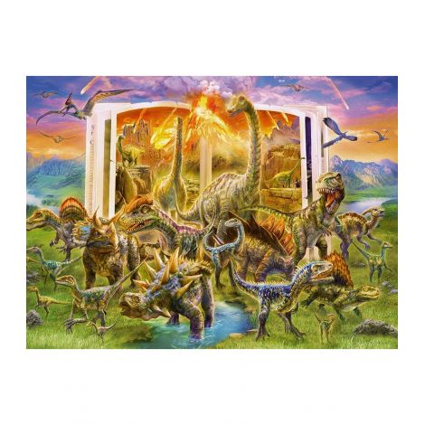 PUZZLE CARTEA DINOZAURILOR, 300 PIESE PUZZLE CARTEA DINOZAURILOR, 300 PIESE